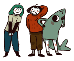 Me and my Fish 2 sticker #13439754