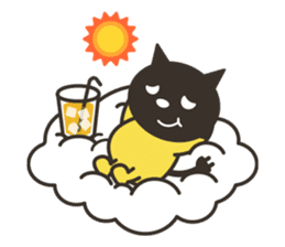 Horny cat sticker #13439838