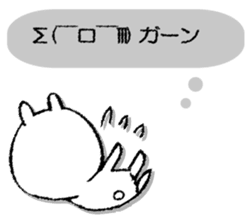 Tray of rabbit sticker #13440064