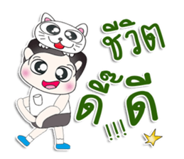 Mr. Yaya. Love cat.^^ sticker #13440579