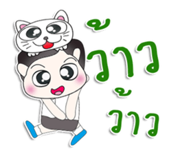 Mr. Yaya. Love cat.^^ sticker #13440607