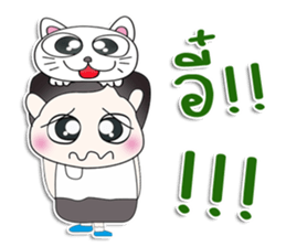 Mr. Yaya. Love cat.^^ sticker #13440612