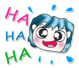 Hello My name is Kentaro. WOW! sticker #13441314