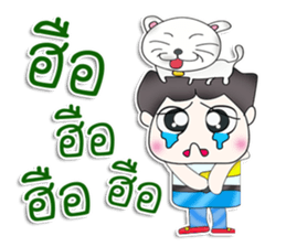 Mr. Kunio. Love cat.^^ sticker #13441446