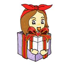 Emotional girl and a pet's daily Ver 1.0 sticker #13441621