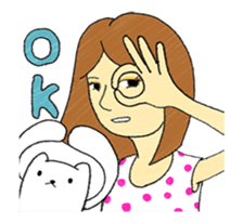 Emotional girl and a pet's daily Ver 1.0 sticker #13441632