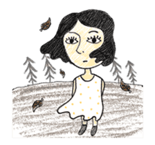 Emotional girl and a pet's daily Ver 1.0 sticker #13441635