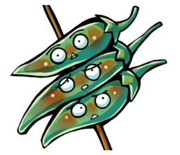 Blockhead Sweet Peppers Sticker sticker #13442436