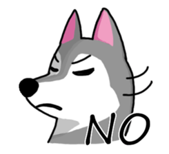 HahahaHusky sticker #13442646