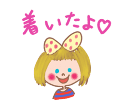 Cute Ribbon-chan is here!(in japanese) sticker #13443769