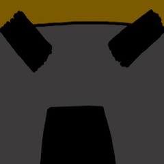 Okaki Man of everyday stamp