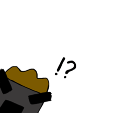 Okaki Man of everyday stamp sticker #13444169