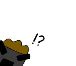 Okaki Man of everyday stamp sticker #13444169