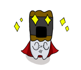 Okaki Man of everyday stamp sticker #13444170