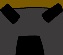 Okaki Man of everyday stamp sticker #13444171