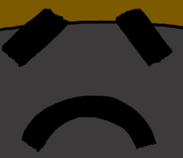 Okaki Man of everyday stamp sticker #13444172