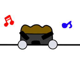 Okaki Man of everyday stamp sticker #13444173