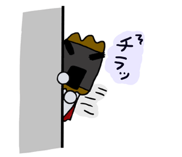 Okaki Man of everyday stamp sticker #13444176