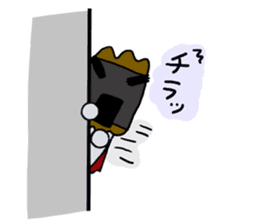 Okaki Man of everyday stamp sticker #13444176