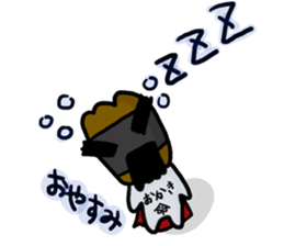 Okaki Man of everyday stamp sticker #13444180