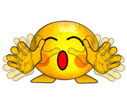 Mandarin orange sticker #13444207