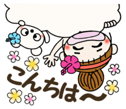 Day 4 of the Hawaiian Girl ocyame sticker #13444584