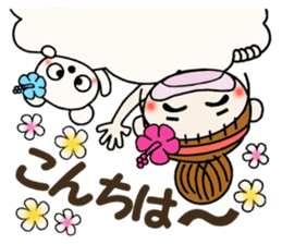 Day 4 of the Hawaiian Girl ocyame sticker #13444584