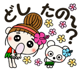 Day 4 of the Hawaiian Girl ocyame sticker #13444585