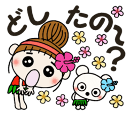 Day 4 of the Hawaiian Girl ocyame sticker #13444585