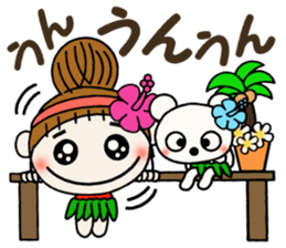 Day 4 of the Hawaiian Girl ocyame sticker #13444586