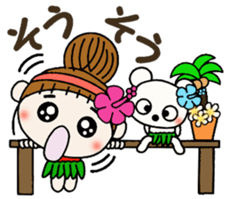 Day 4 of the Hawaiian Girl ocyame sticker #13444587