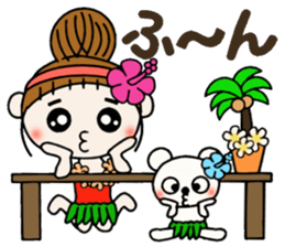 Day 4 of the Hawaiian Girl ocyame sticker #13444589