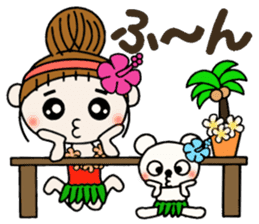 Day 4 of the Hawaiian Girl ocyame sticker #13444589