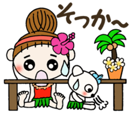 Day 4 of the Hawaiian Girl ocyame sticker #13444590