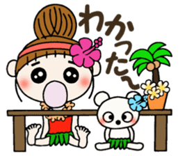 Day 4 of the Hawaiian Girl ocyame sticker #13444593