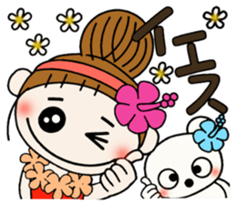 Day 4 of the Hawaiian Girl ocyame sticker #13444601