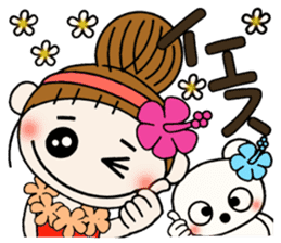 Day 4 of the Hawaiian Girl ocyame sticker #13444601