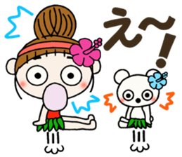 Day 4 of the Hawaiian Girl ocyame sticker #13444603