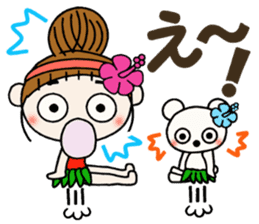 Day 4 of the Hawaiian Girl ocyame sticker #13444603