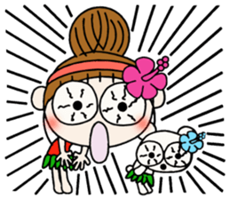 Day 4 of the Hawaiian Girl ocyame sticker #13444605