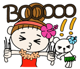 Day 4 of the Hawaiian Girl ocyame sticker #13444608