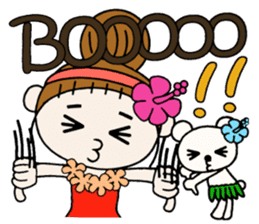 Day 4 of the Hawaiian Girl ocyame sticker #13444608