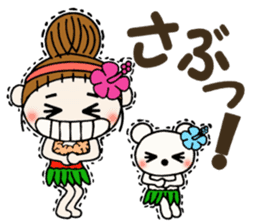 Day 4 of the Hawaiian Girl ocyame sticker #13444616