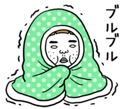 Ugly but charming woman winter version. sticker #13445572