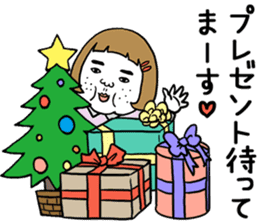 Ugly but charming woman winter version. sticker #13445581