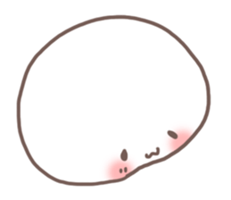 fluffy cotton sticker #13446499