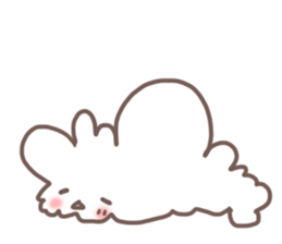 fluffy cotton sticker #13446513