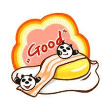 Rice ball panda 'Chap Chap' sticker #13446710