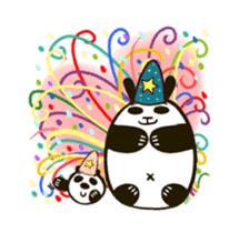 Rice ball panda 'Chap Chap' sticker #13446732