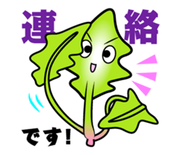 Spinach report & contact & consultation sticker #13446855